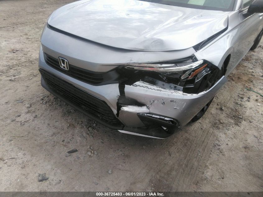 2023 HONDA CIVIC SEDAN SPORT - 2HGFE2F55PH532829