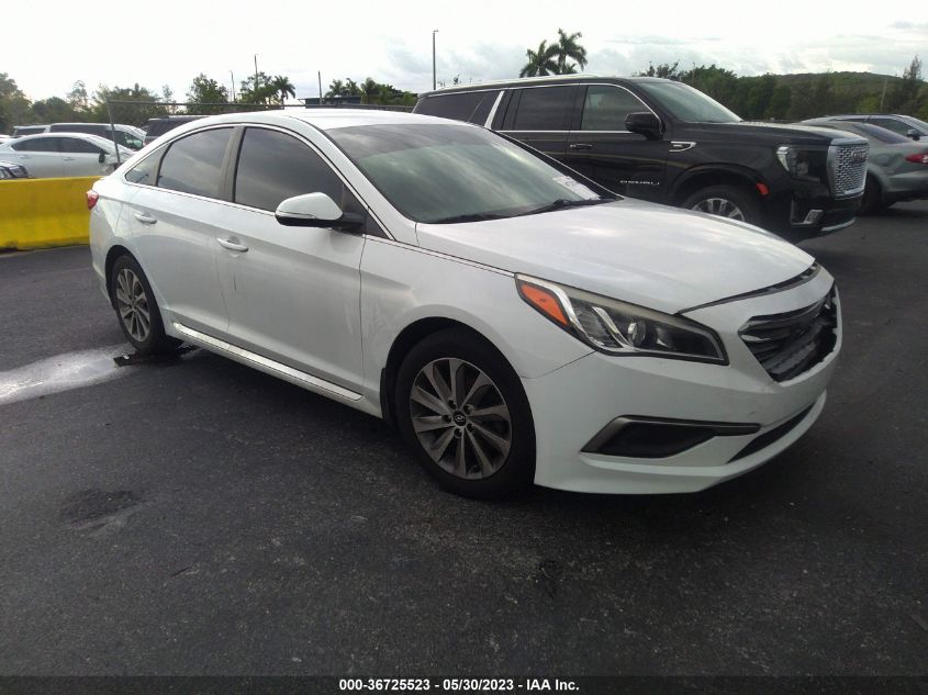 2017 HYUNDAI SONATA SPORT - 5NPE34AF9HH535012