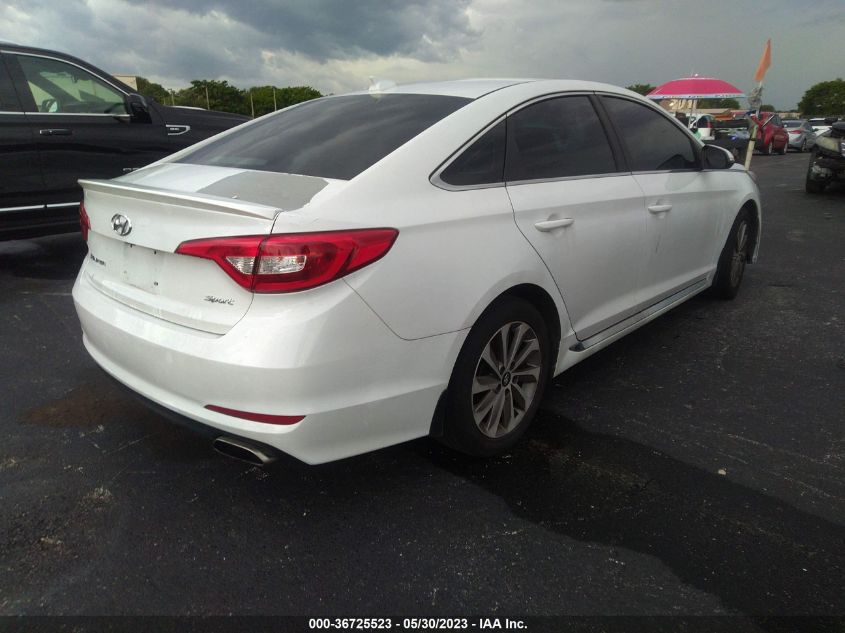 2017 HYUNDAI SONATA SPORT - 5NPE34AF9HH535012