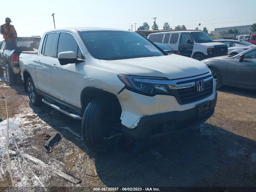 2018 HONDA RIDGELINE RTL-T - 5FPYK3F62JB009383