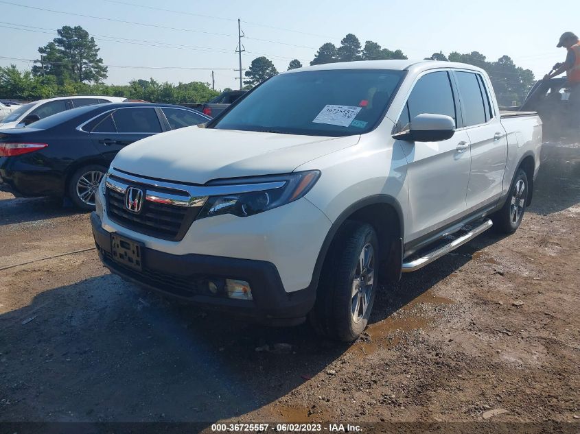 2018 HONDA RIDGELINE RTL-T - 5FPYK3F62JB009383