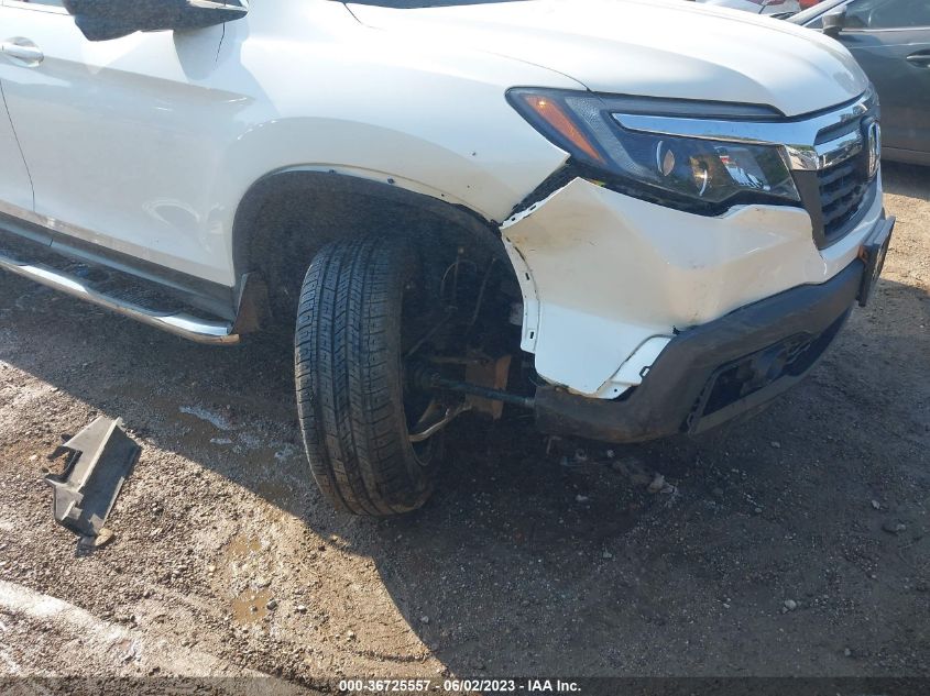 2018 HONDA RIDGELINE RTL-T - 5FPYK3F62JB009383