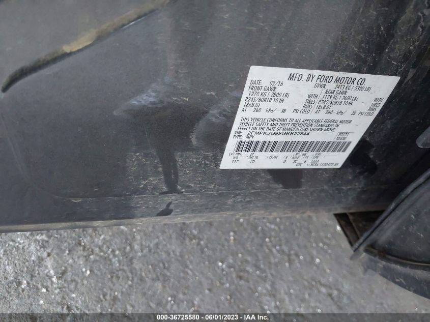 2016 FORD EDGE SE - 2FMPK3G99GBB22844