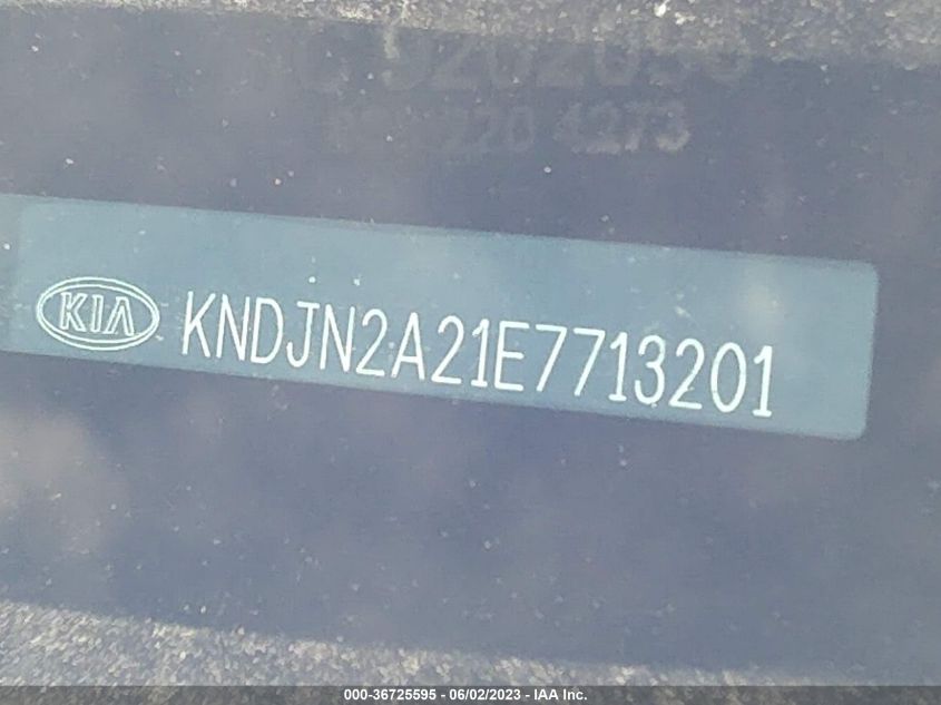 2014 KIA SOUL BASE - KNDJN2A21E7713201