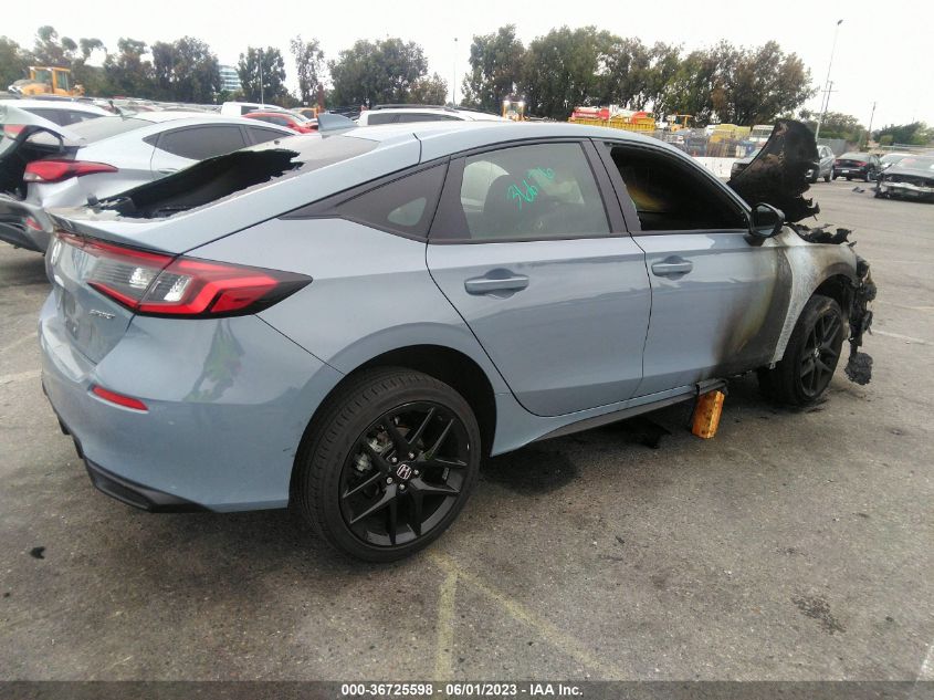 2023 HONDA CIVIC HATCHBACK SPORT - 19XFL2H89PE004492