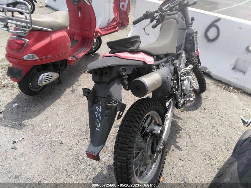 2012 KAWASAKI KLX250 T JKALXMT10CDA11594