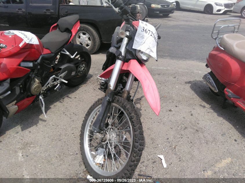 2012 KAWASAKI KLX250 T JKALXMT10CDA11594