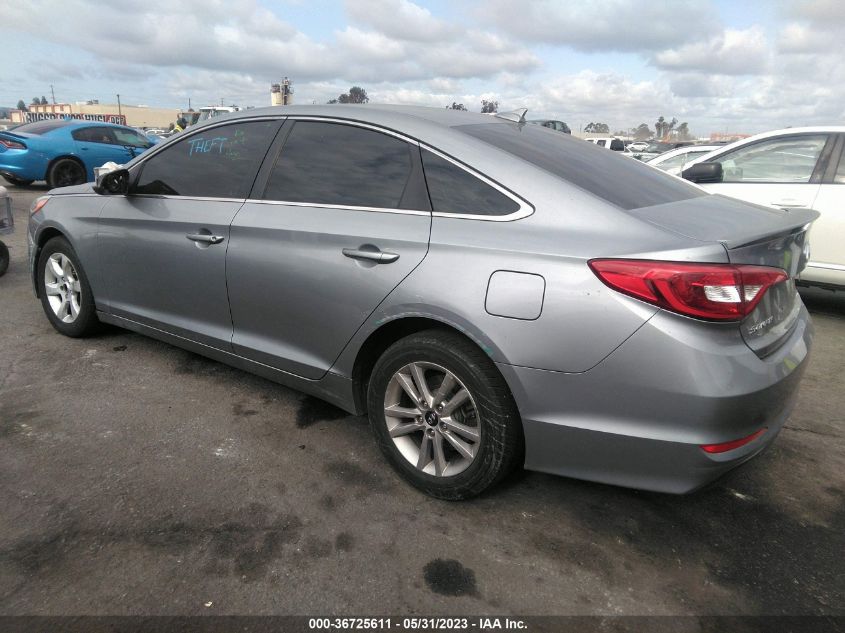 2015 HYUNDAI SONATA 2.4L SE - 5NPE24AF3FH014268