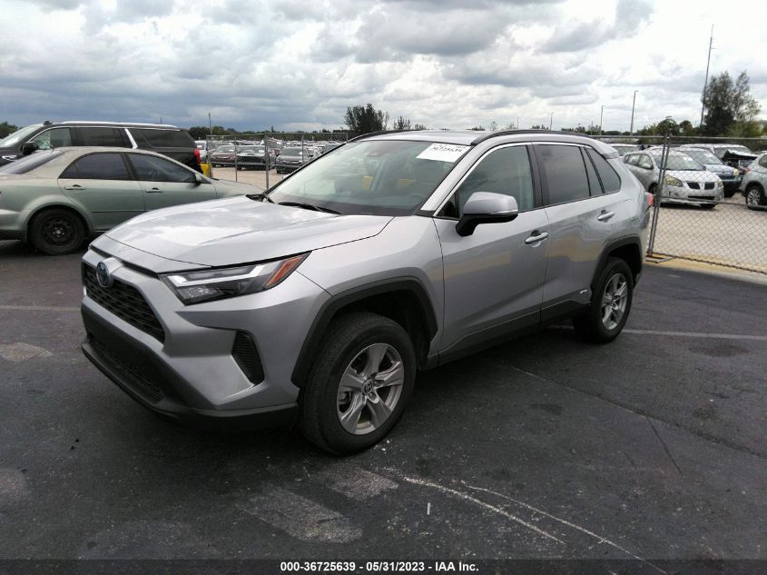 2022 TOYOTA RAV4 HYBRID XLE - 4T3RWRFV3NU050844