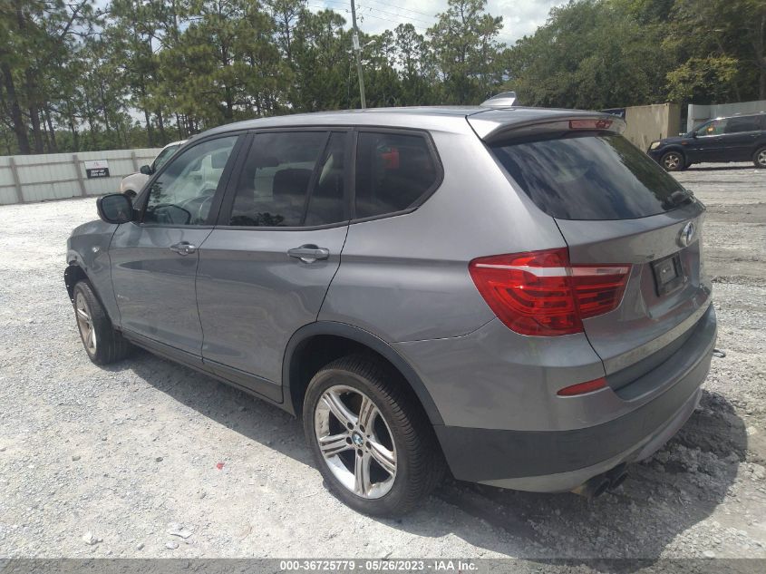 2013 BMW X3 XDRIVE28I - 5UXWX9C50D0A16269
