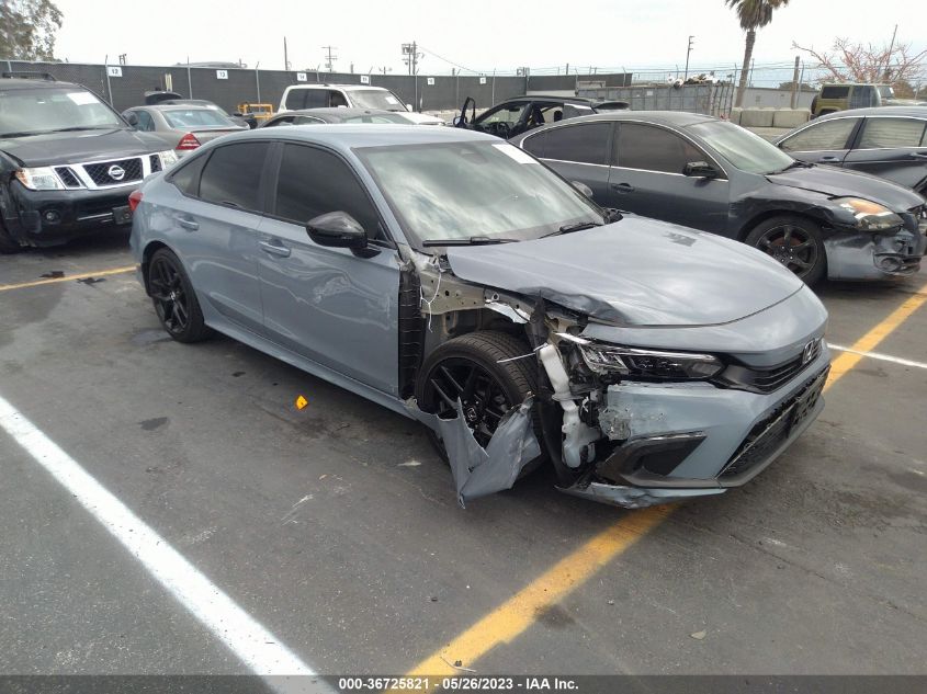 2022 HONDA CIVIC SEDAN SPORT - 2HGFE2F53NH589737