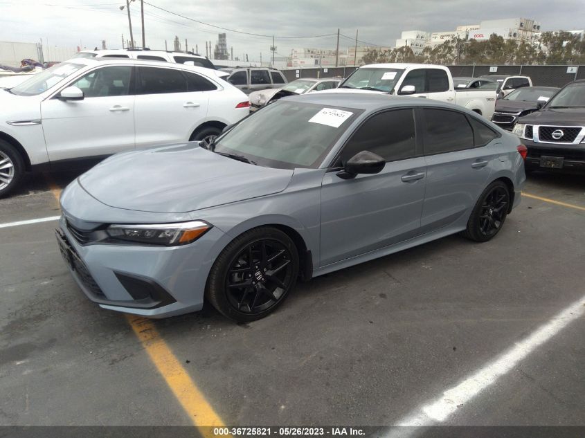 2022 HONDA CIVIC SEDAN SPORT - 2HGFE2F53NH589737