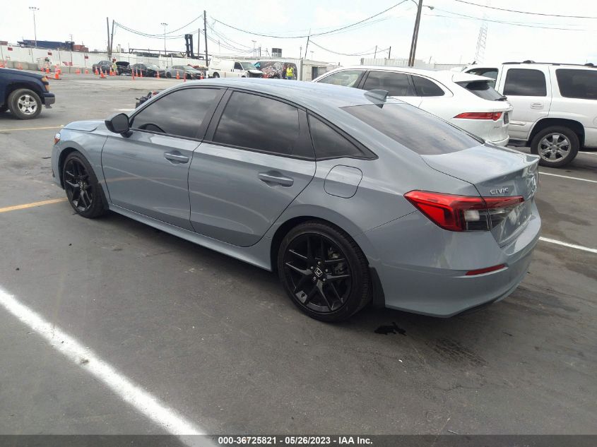 2022 HONDA CIVIC SEDAN SPORT - 2HGFE2F53NH589737