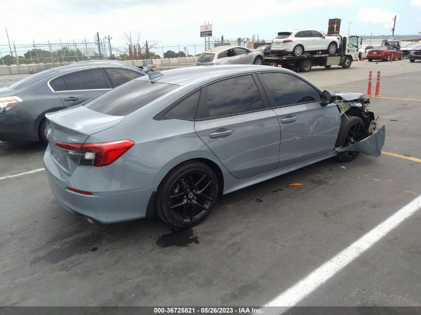 2022 HONDA CIVIC SEDAN SPORT - 2HGFE2F53NH589737