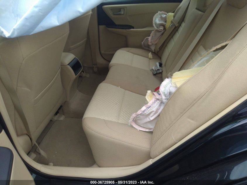 2015 TOYOTA CAMRY XLE/SE/LE/XSE - 4T4BF1FK3FR456552