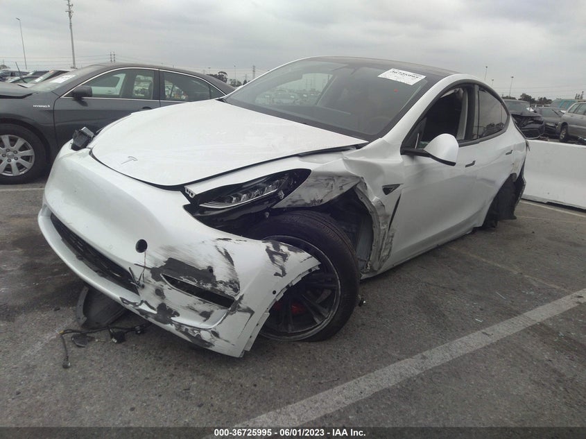 VIN 5YJYGDEE0MF217971 2021 TESLA MODEL Y LONG RANGE