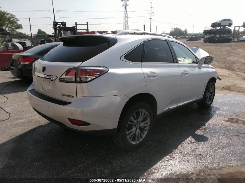 2013 LEXUS RX 450H - JTJBC1BA8D2450241