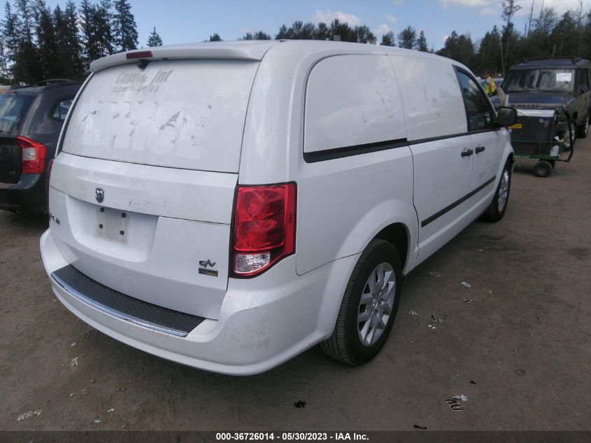 2015 RAM CARGO VAN TRADESMAN 2C4JRGAG4FR701959