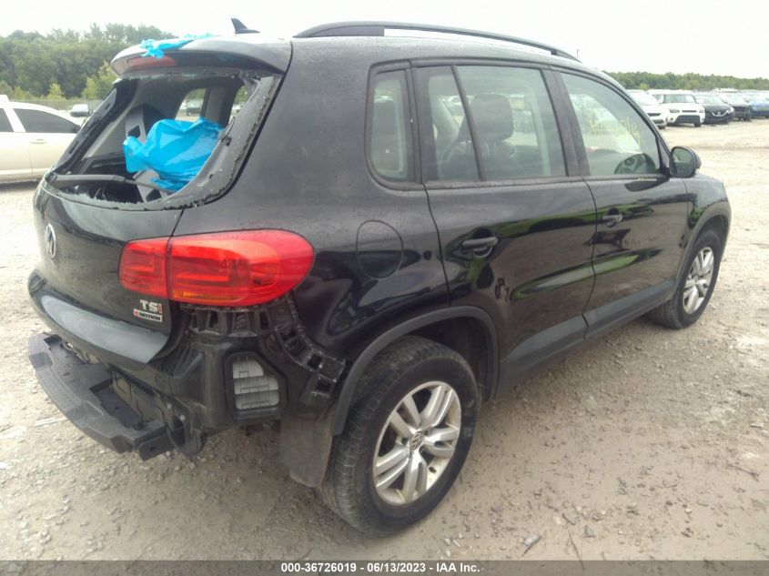 2017 VOLKSWAGEN TIGUAN S/LIMITED - WVGBV7AX3HK022231