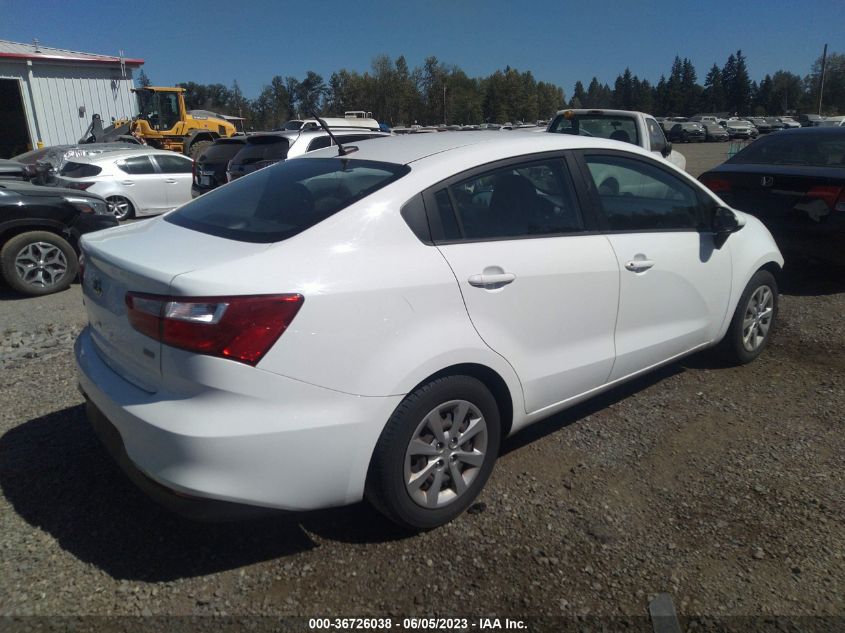 2016 KIA RIO LX - KNADM4A32G6669882