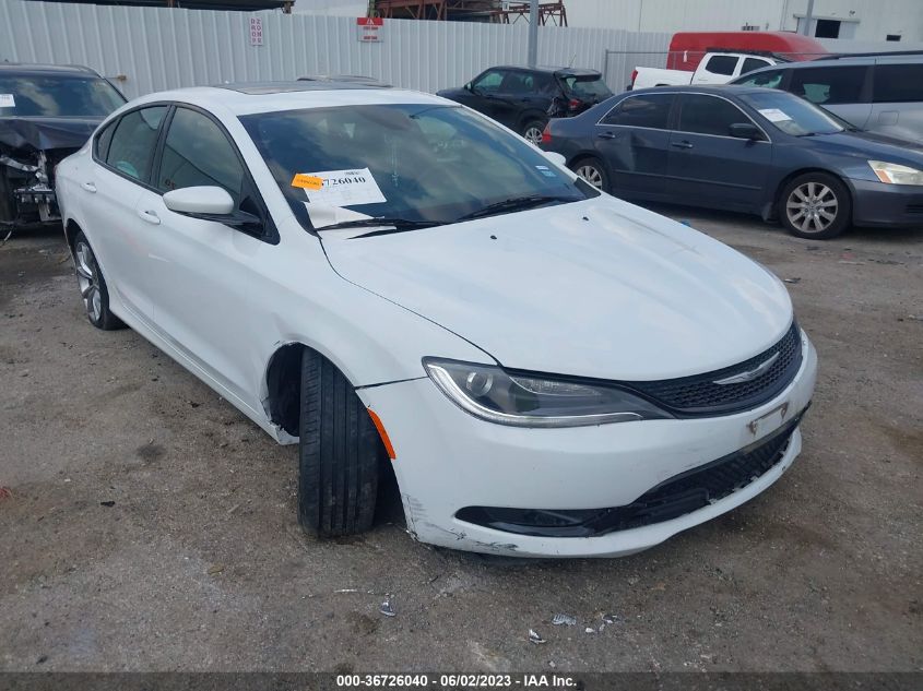 2015 CHRYSLER 200 S - 1C3CCCBB8FN554875