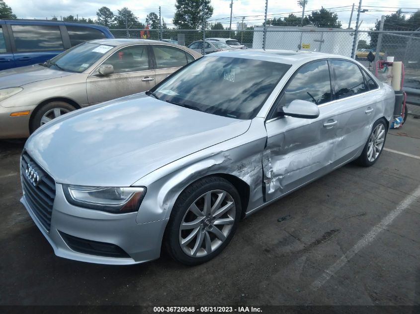 2013 AUDI A4 PREMIUM PLUS - WAUFFAFL1DN005794
