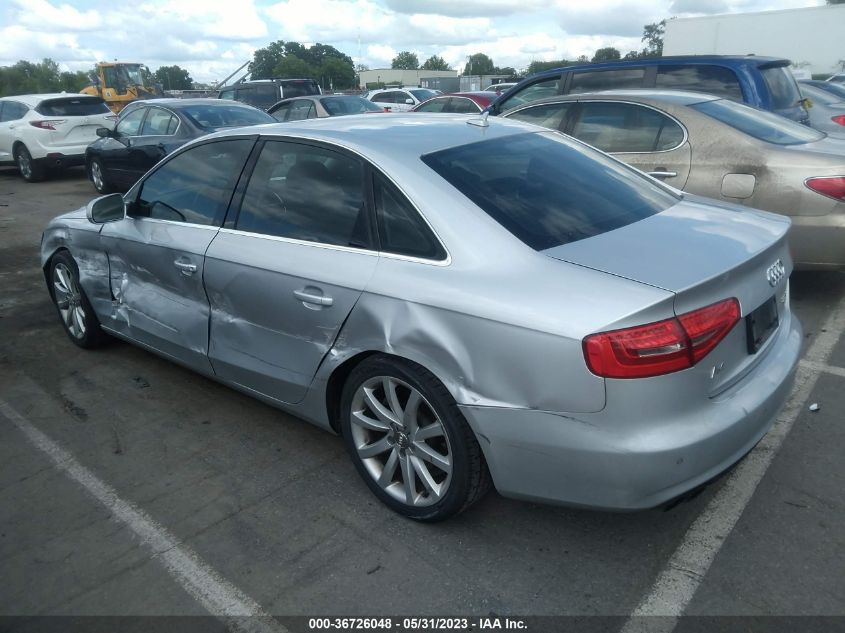 2013 AUDI A4 PREMIUM PLUS - WAUFFAFL1DN005794