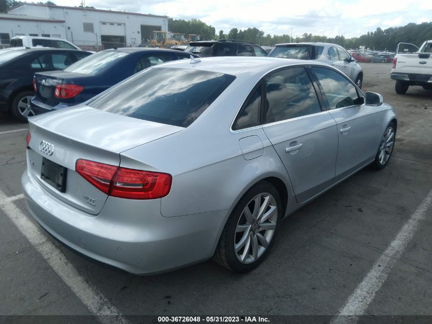 2013 AUDI A4 PREMIUM PLUS - WAUFFAFL1DN005794