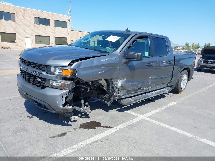 2021 CHEVROLET SILVERADO 1500 CUSTOM - 3GCPWBEF7MG103763