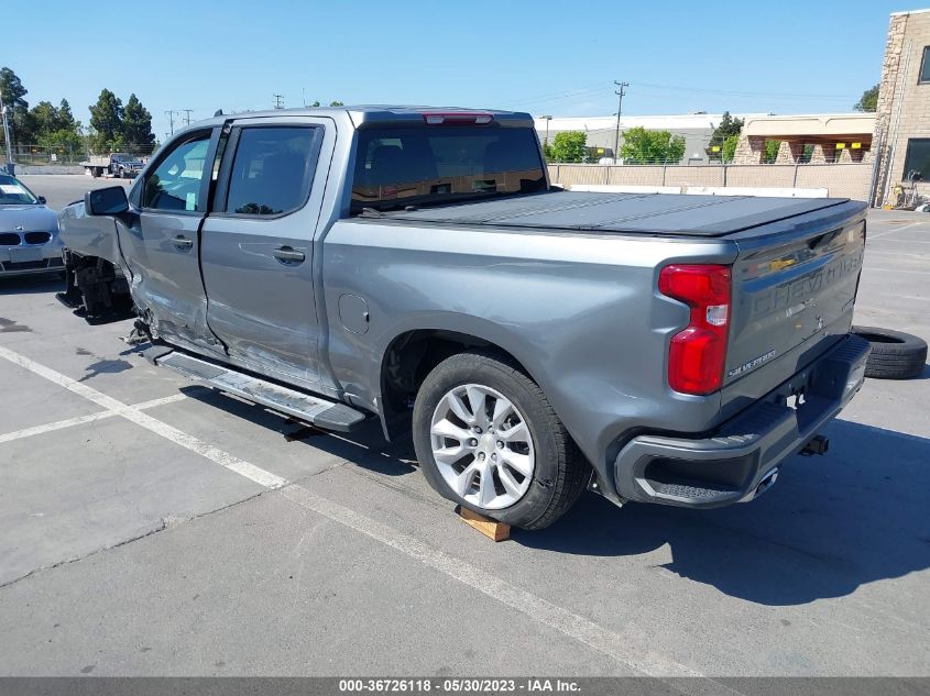 2021 CHEVROLET SILVERADO 1500 CUSTOM - 3GCPWBEF7MG103763