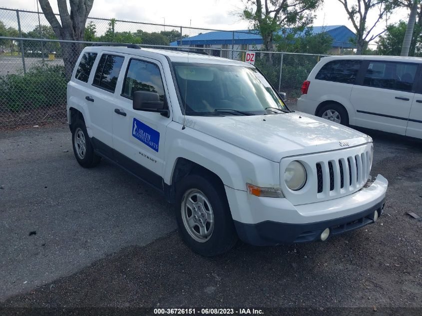 2014 JEEP PATRIOT SPORT - 1C4NJPBB4ED927397