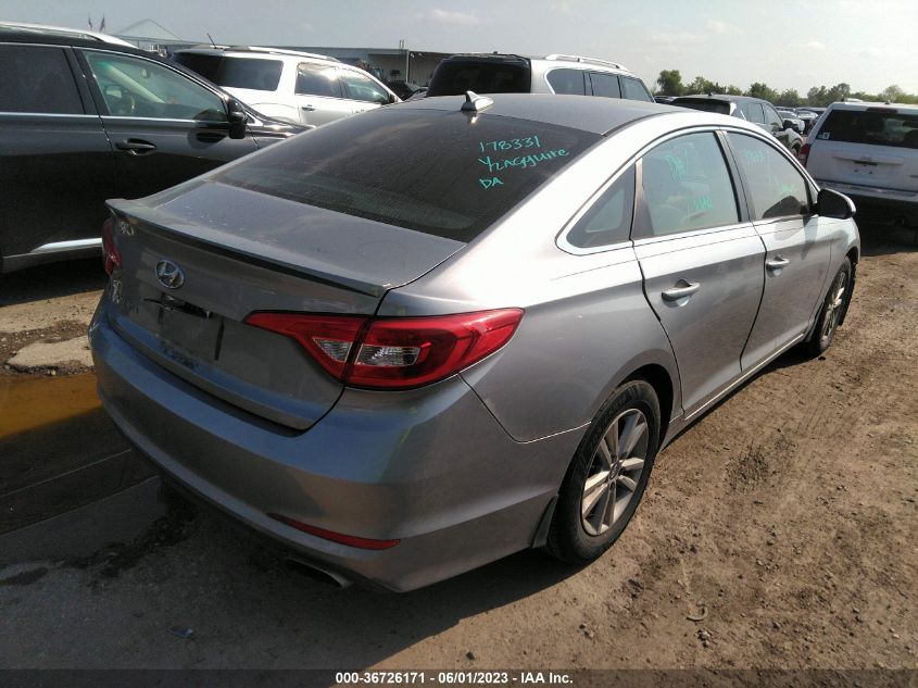 2017 HYUNDAI SONATA SE - 5NPE24AF9HH456992