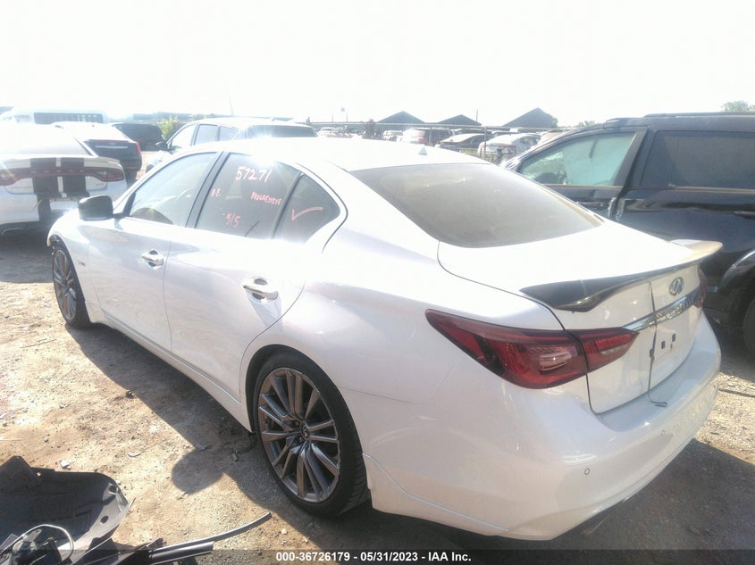 VIN JN1FV7APXJM461574 2018 INFINITI Q50 RED SPORT 400