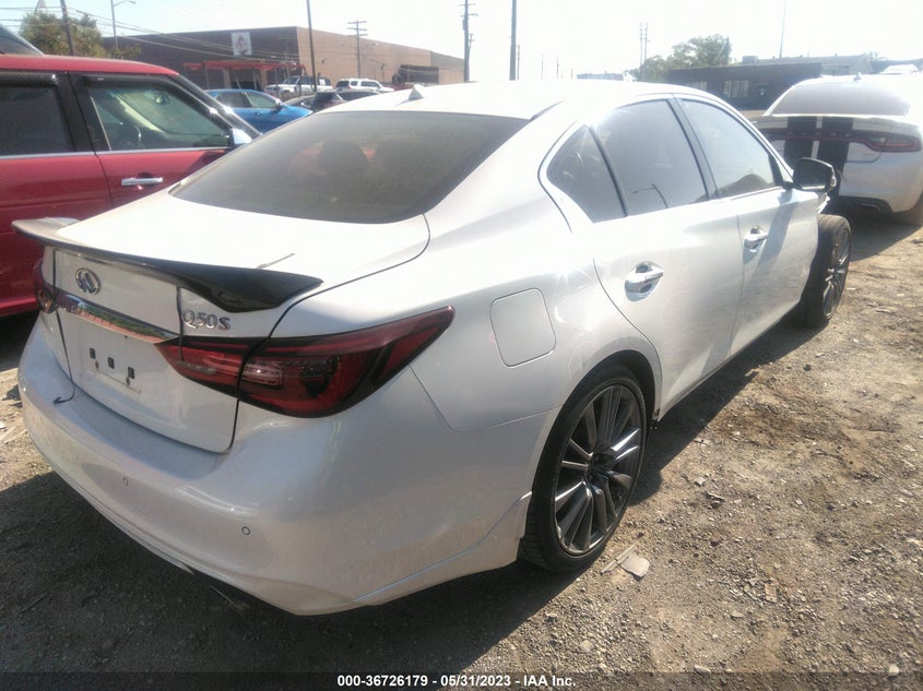VIN JN1FV7APXJM461574 2018 INFINITI Q50 RED SPORT 400
