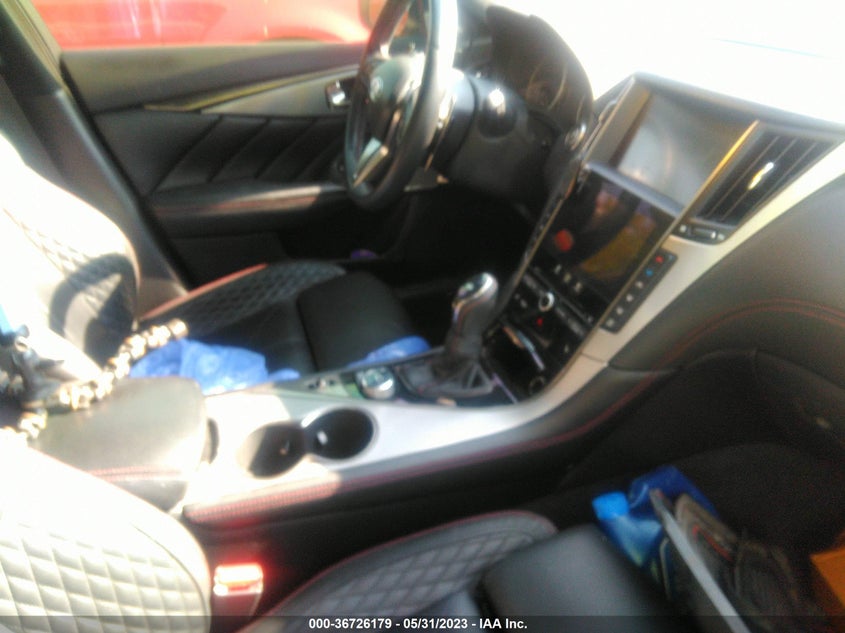 VIN JN1FV7APXJM461574 2018 INFINITI Q50 RED SPORT 400