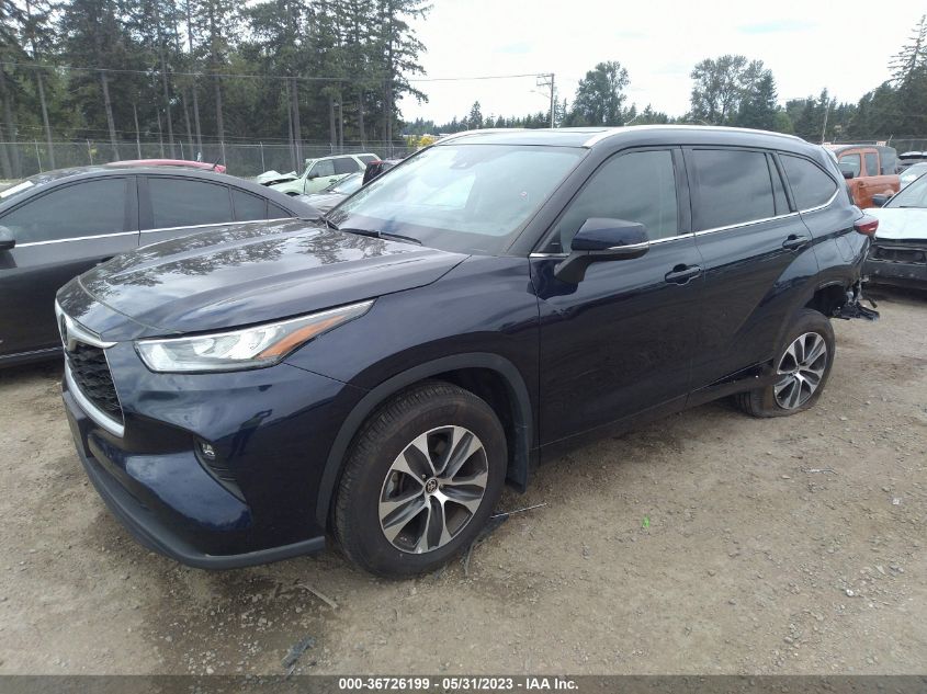 2020 TOYOTA HIGHLANDER XLE - 5TDHZRBHXLS028860