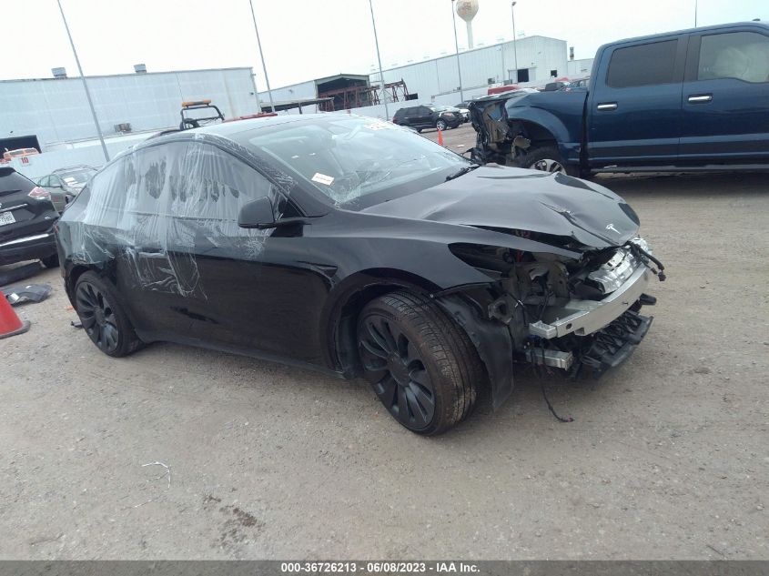 2022 TESLA MODEL Y PERFORMANCE - 7SAYGDEF2NF518612