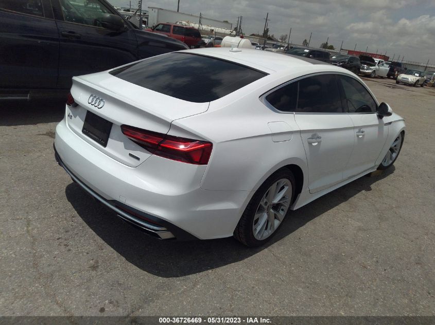 2020 AUDI A5 SPORTBACK PREMIUM - WAUANCF52LA004587