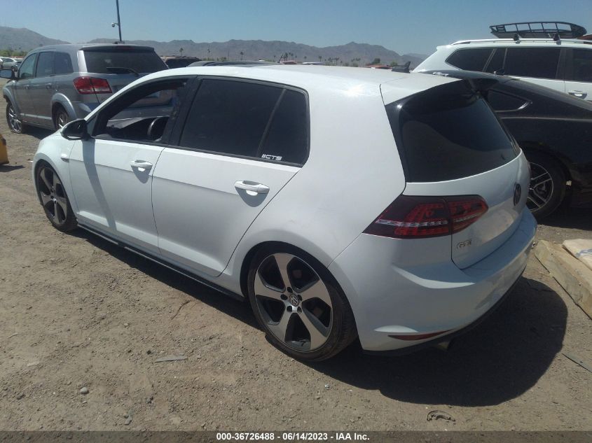 2015 VOLKSWAGEN GOLF GTI AUTOBAHN - 3VW5T7AU8FM095238