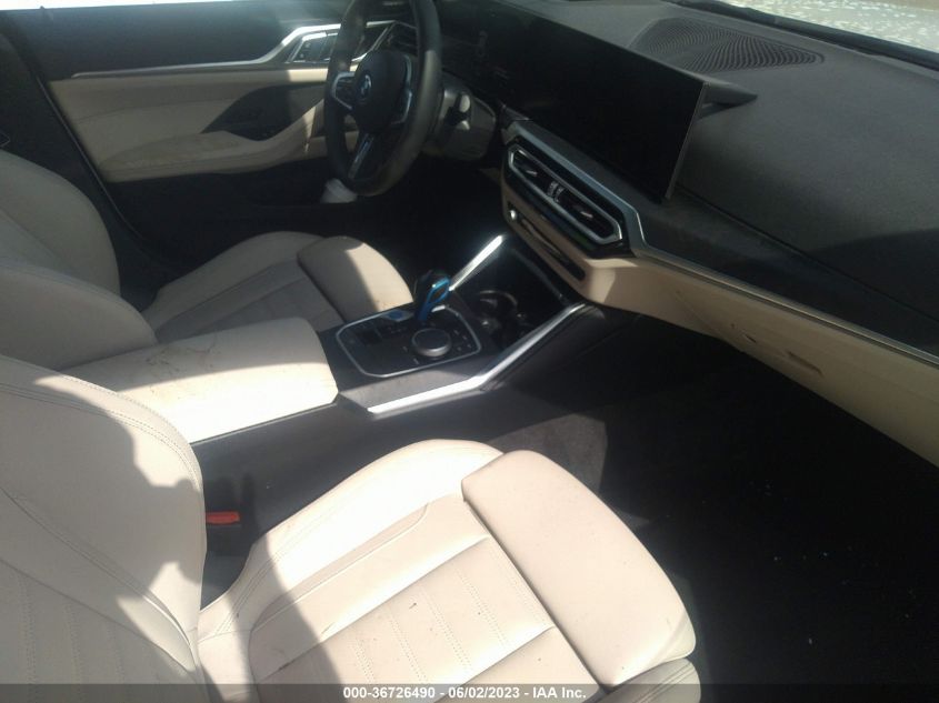 2023 BMW I4 EDRIVE40 WBY73AW03PFP35726