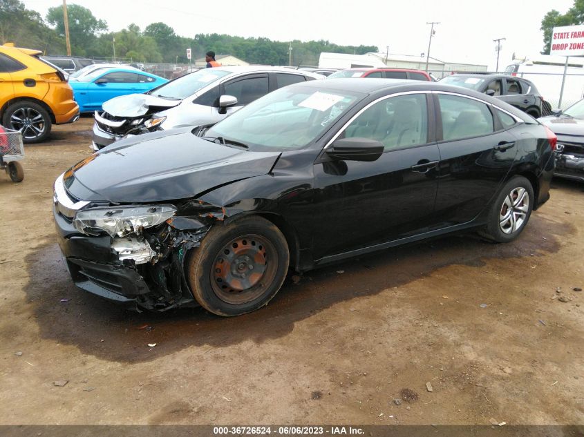 2017 HONDA CIVIC SEDAN LX - 19XFC2F51HE037691
