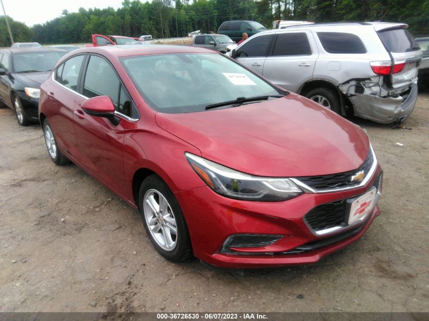 2017 CHEVROLET CRUZE LT - 3G1BE6SMXHS566306