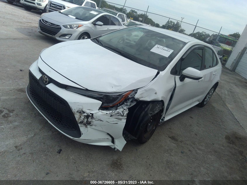 VIN 5YFEPMAE7MP155675 2021 TOYOTA COROLLA LE