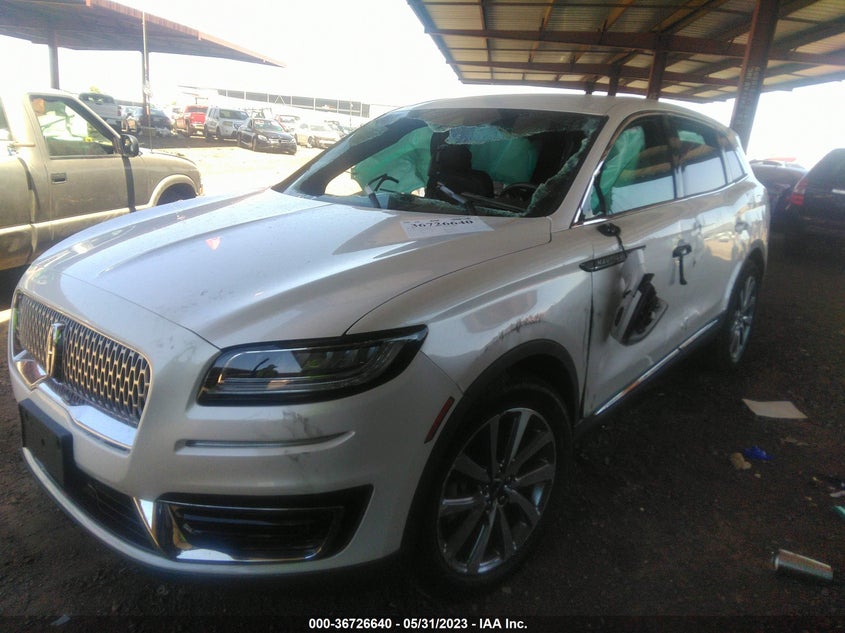 VIN 2LMPJ6KP2KBL31088 2019 LINCOLN NAUTILUS SELECT