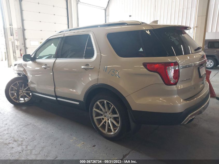 2017 FORD EXPLORER PLATINUM - 1FM5K8HT0HGD43385