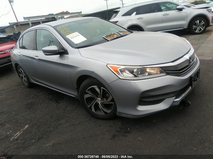2017 HONDA ACCORD SEDAN LX - 1HGCR2F30HA125720