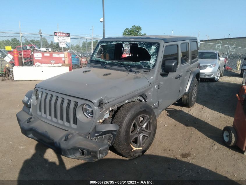 2020 JEEP WRANGLER UNLIMITED SPORT S - 1C4HJXDG2LW350568
