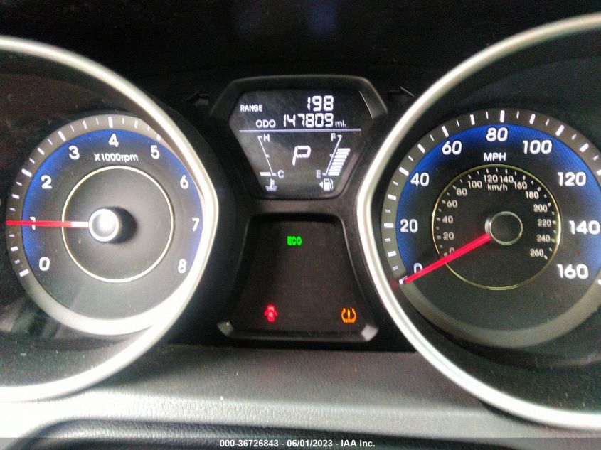 2013 HYUNDAI ELANTRA COUPE GS PZEV - KMHDH6AE8DU000751