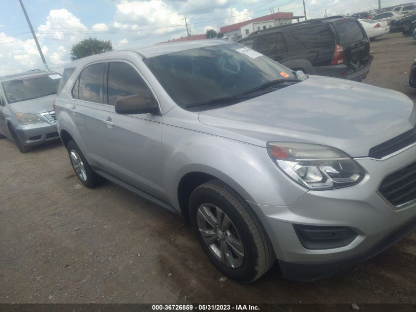 2016 CHEVROLET EQUINOX LS - 2GNFLEEK3G6193648