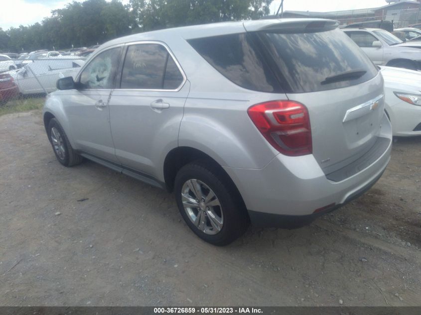 2016 CHEVROLET EQUINOX LS - 2GNFLEEK3G6193648